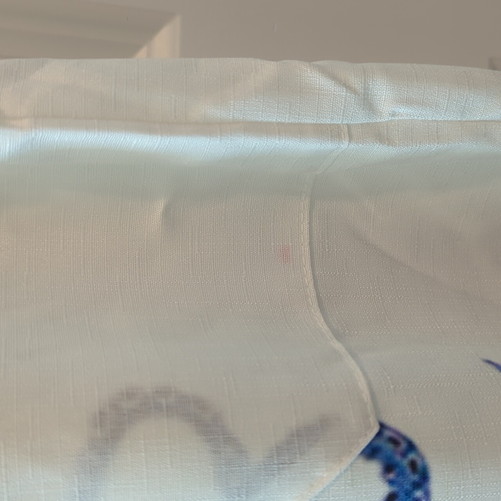 Octopus Print White and Blue Joggers - Picture 6 of 6